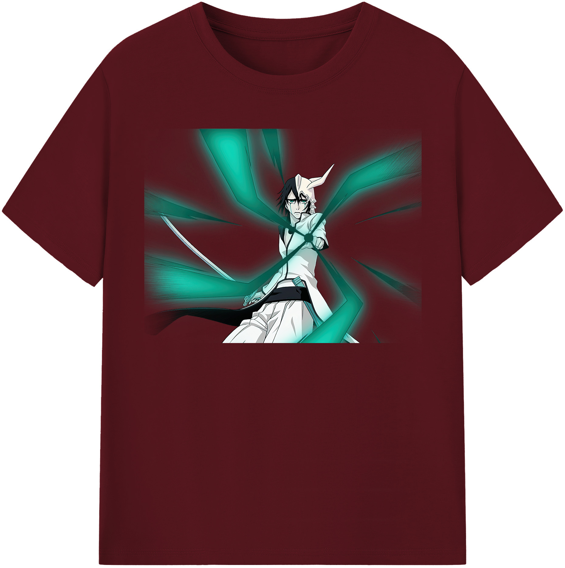 （画像用） ブリーチ ウルキオラ·シファー BLEACH Ulquiorra cifer 綿100％半袖Tシャツ（フロントプリント）